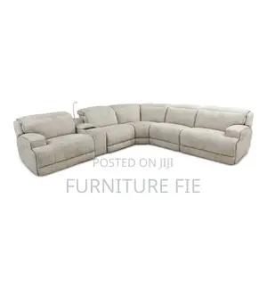 Sebaston 6pcs Fabric Living Room Sectional With Recliners