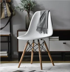 Eiffel Dining Chair Plastic Wood Retro Modern Furniture