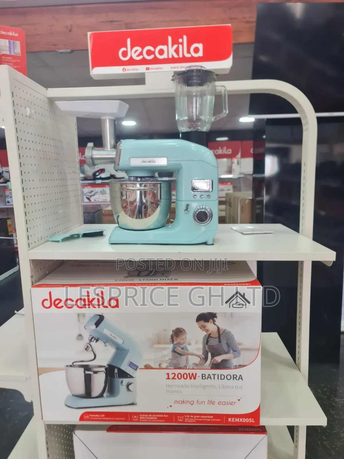 Decakila 8 Gear Stand Mixer- Knead Whisk