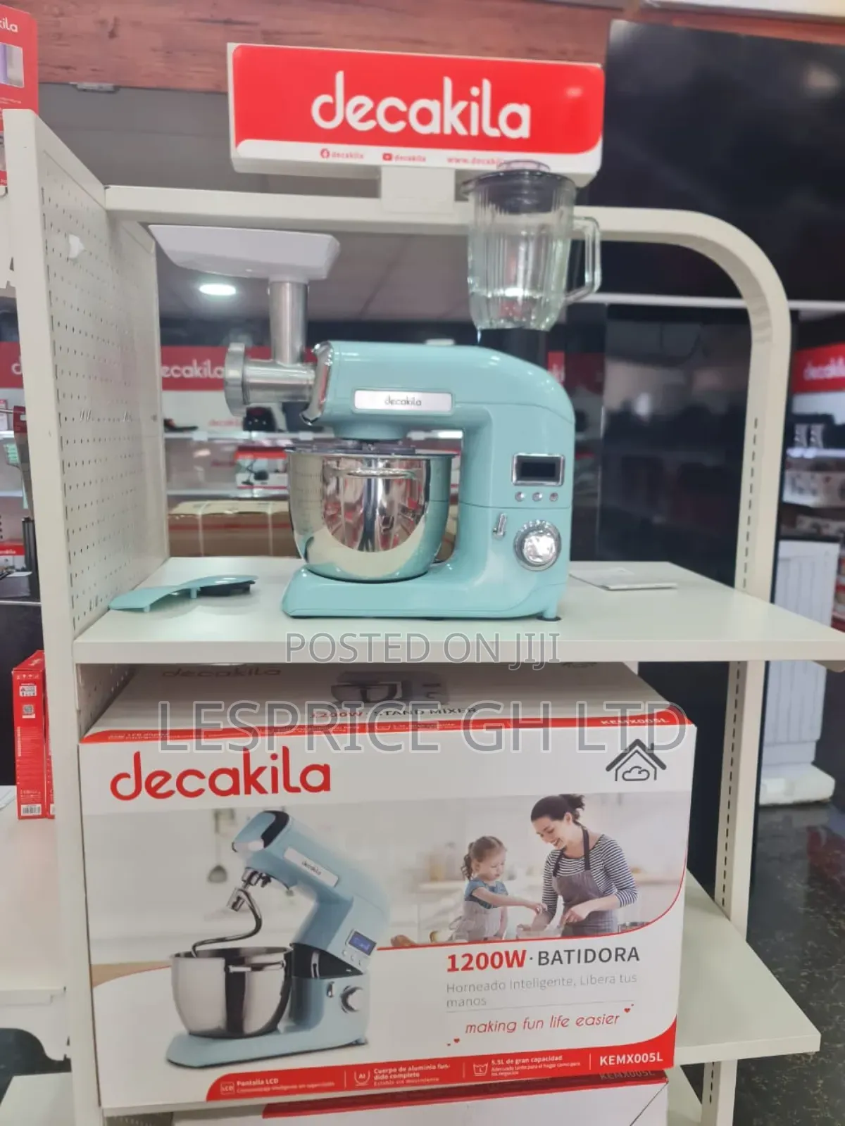 Decakila 5.5l Mixer- Easy Clean Design