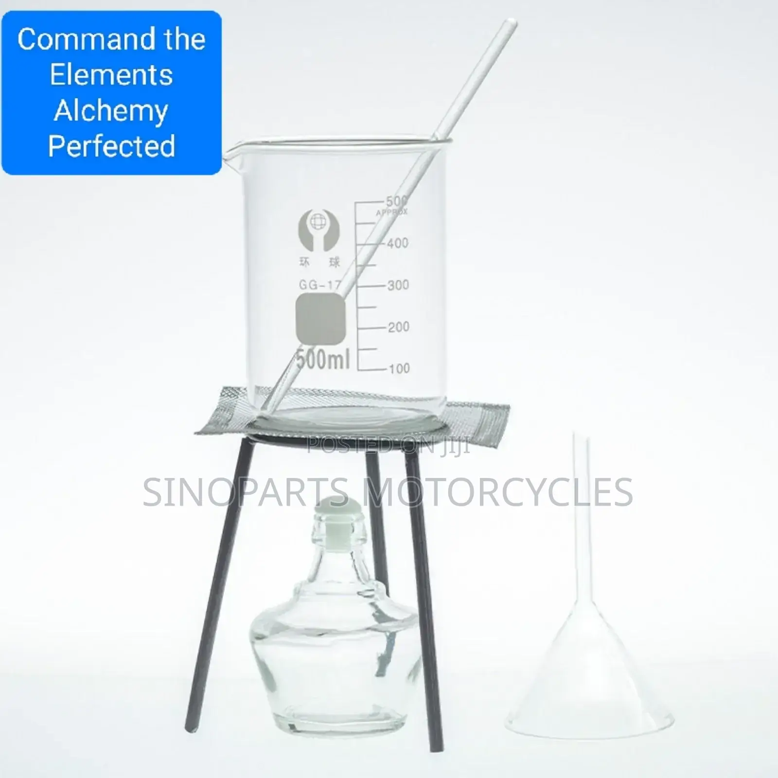 Alcohol Lamp Tripod Set for Gold Refining Heating Tool 250ml