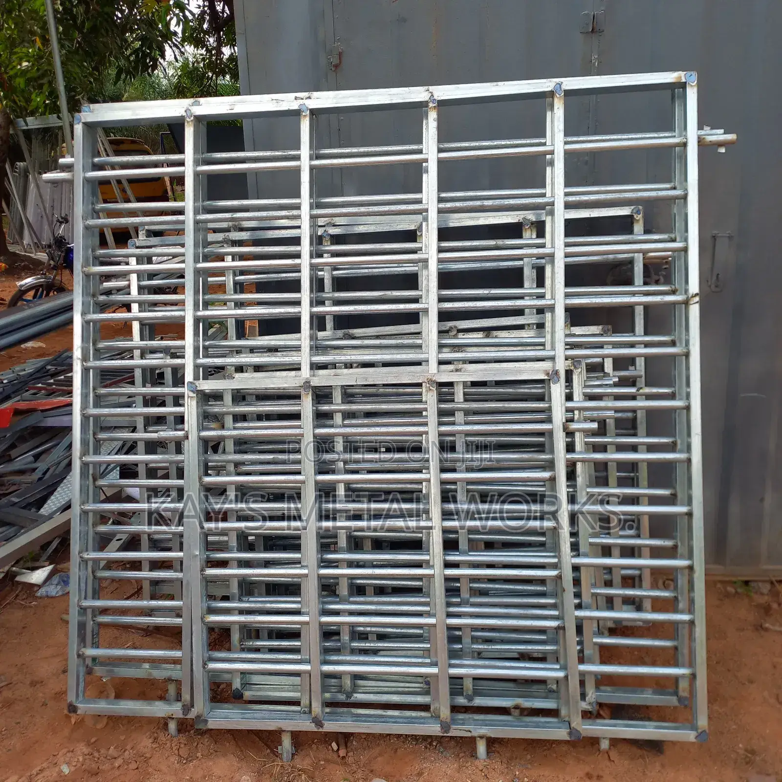 Metal Window Burglar Proofs | Galvanized Steel Security Grilles