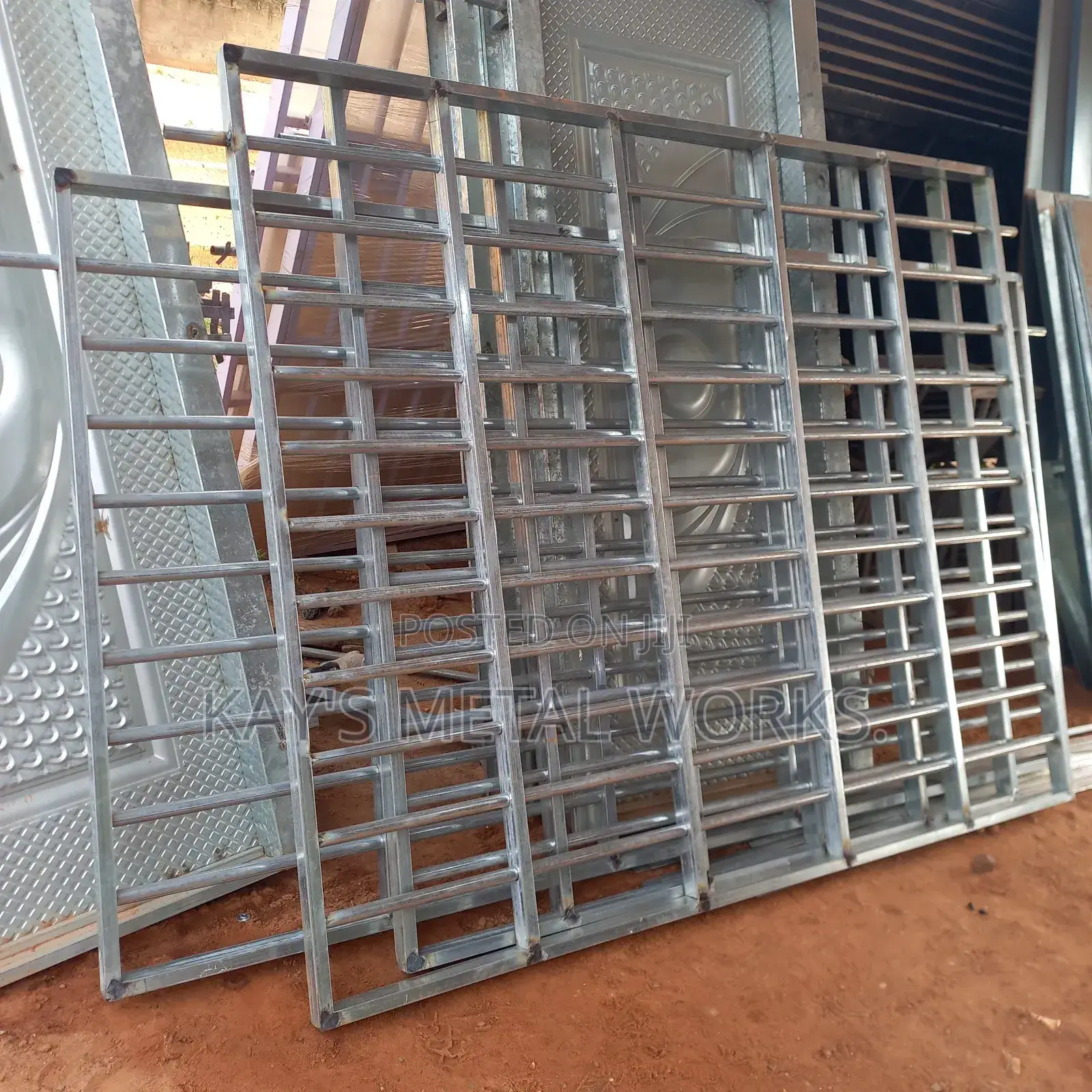 Metal Window Burglar Proofs | Galvanized Steel Security Grilles