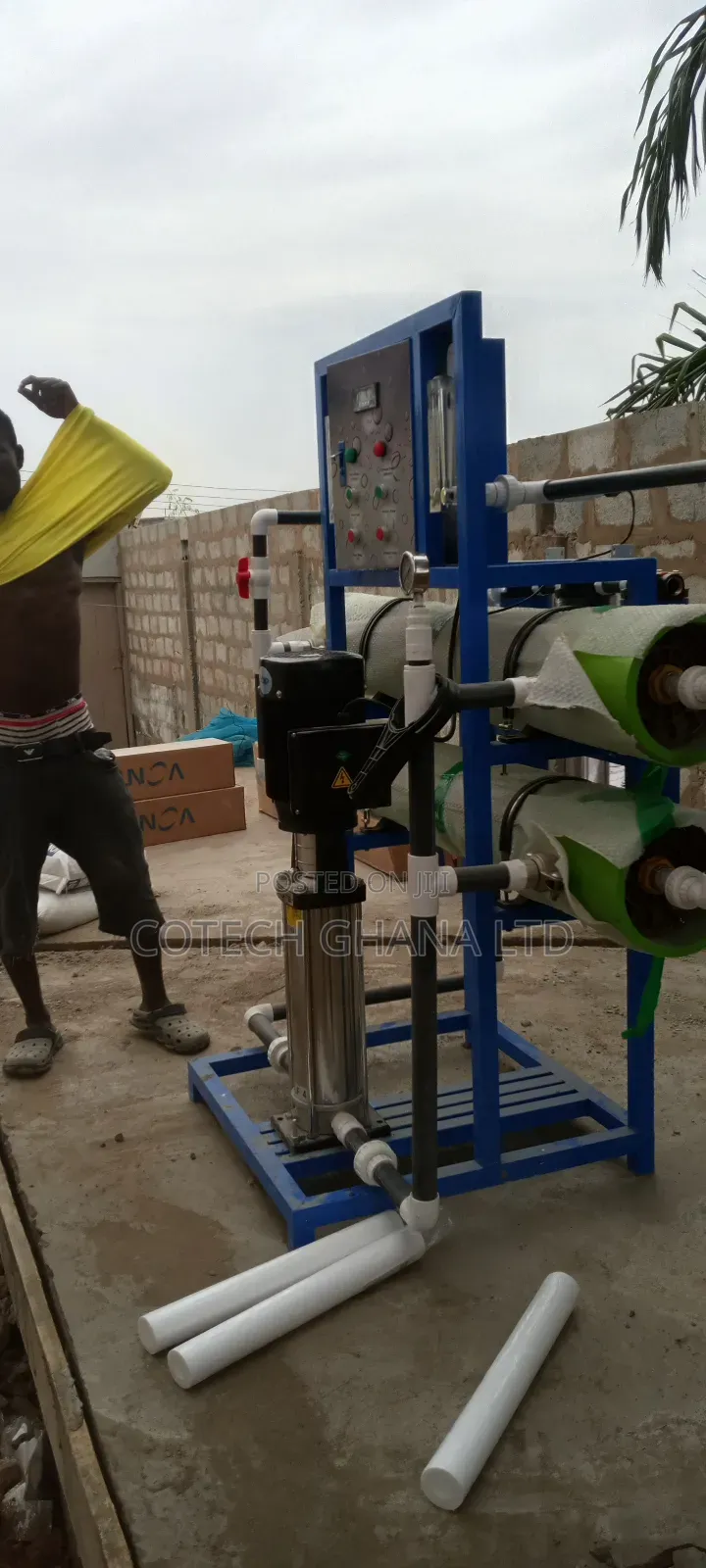 Sarkomono / Tema Borehole Water Treatment System