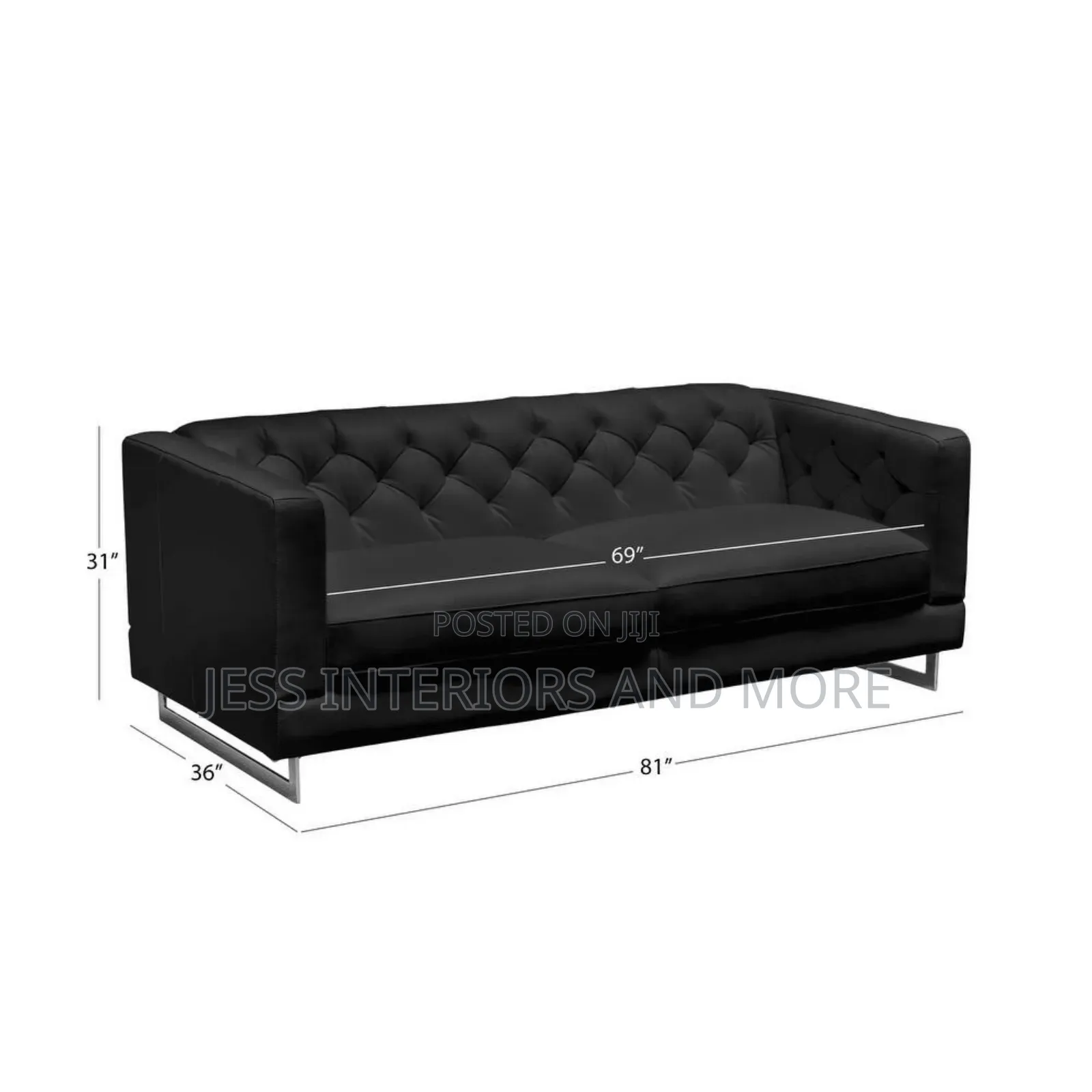 Abbyson Victoria Top Grain Leather Sofa