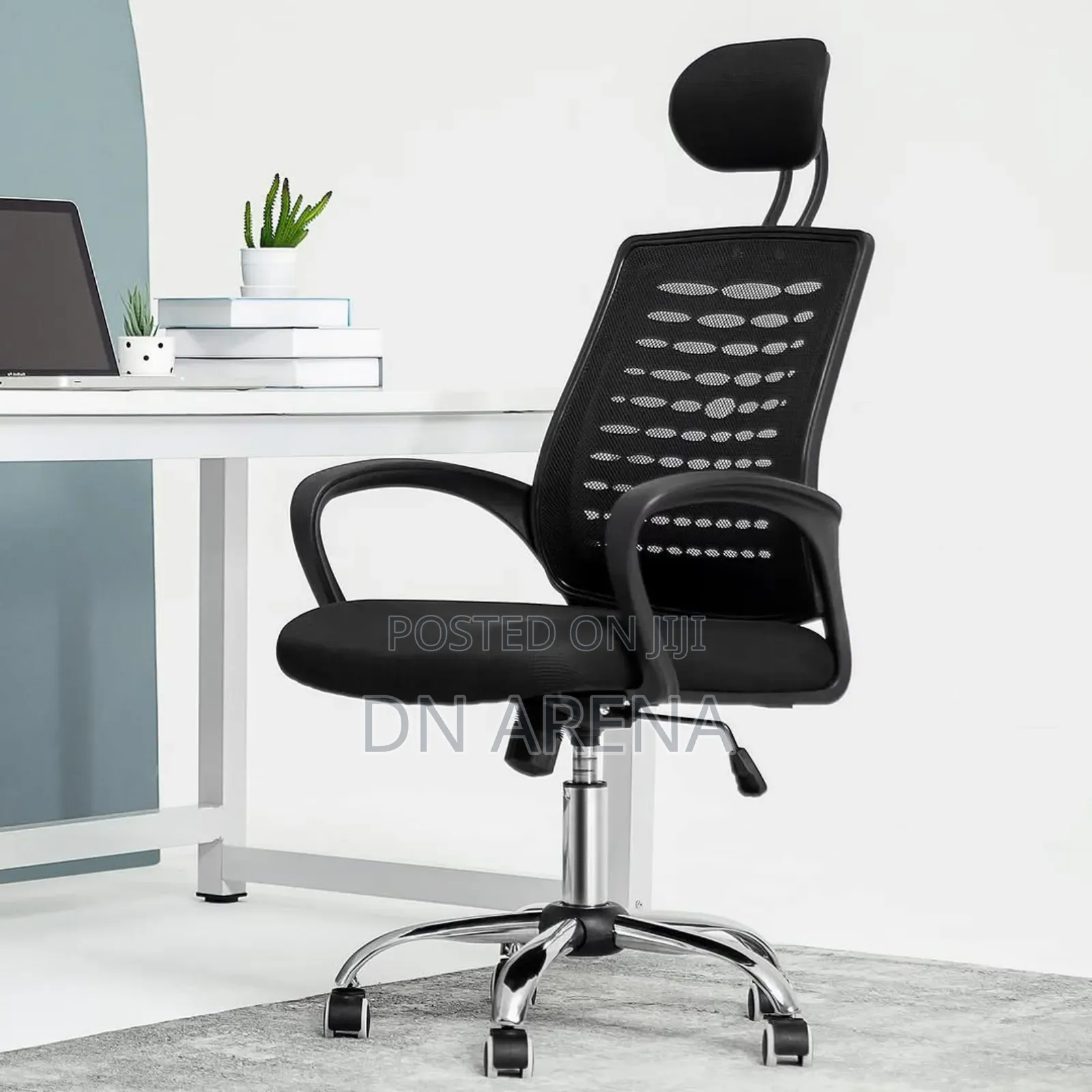 Swivel Chair With Headrest