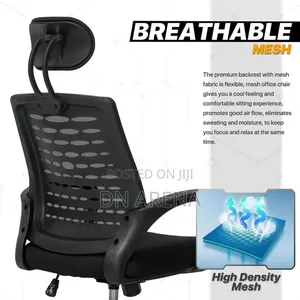 Swivel Chair With Headrest