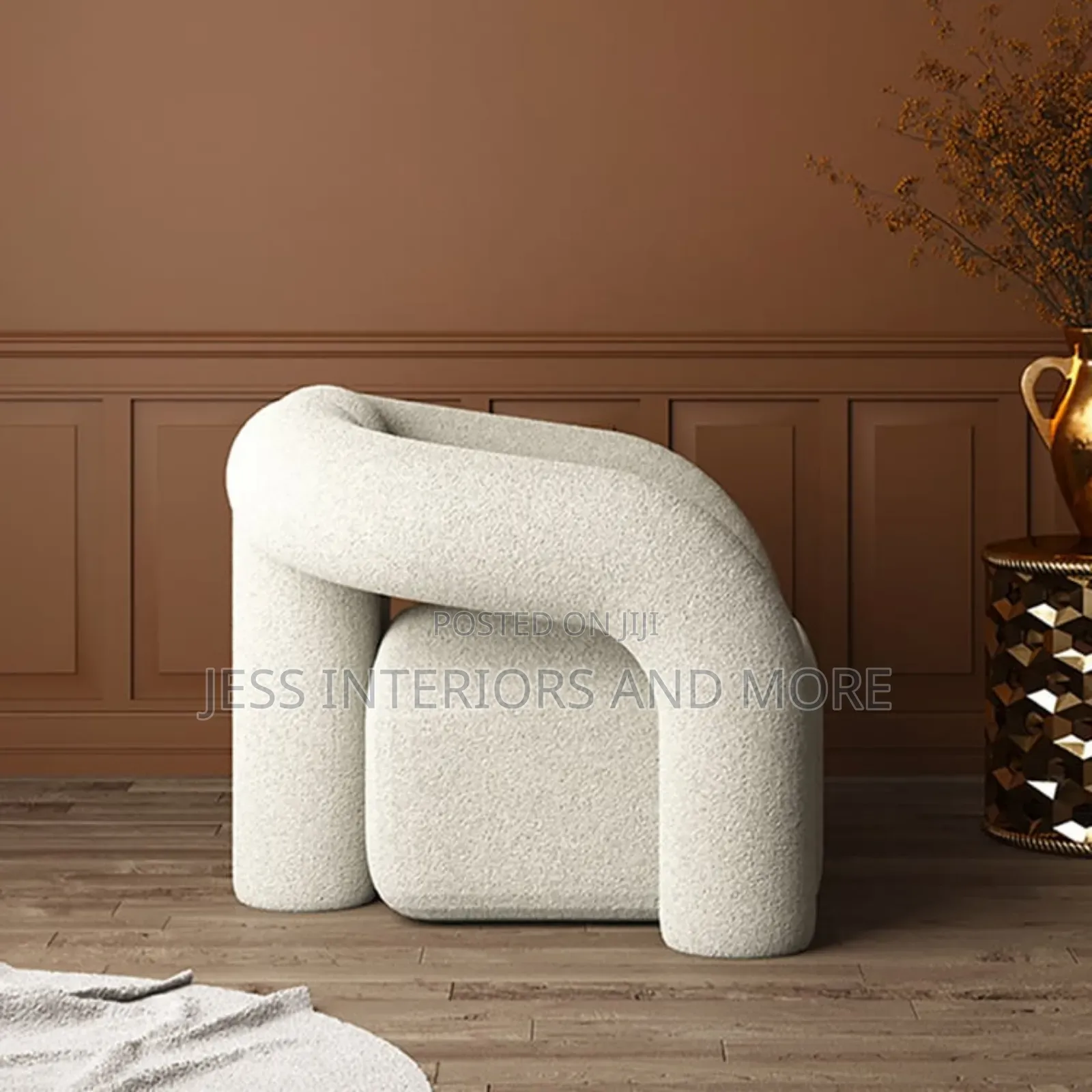 Boucle Accent Chair
