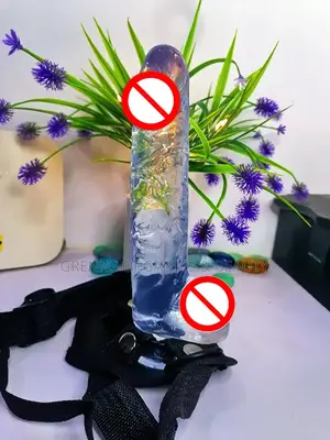 Transparent Strap on Dildo