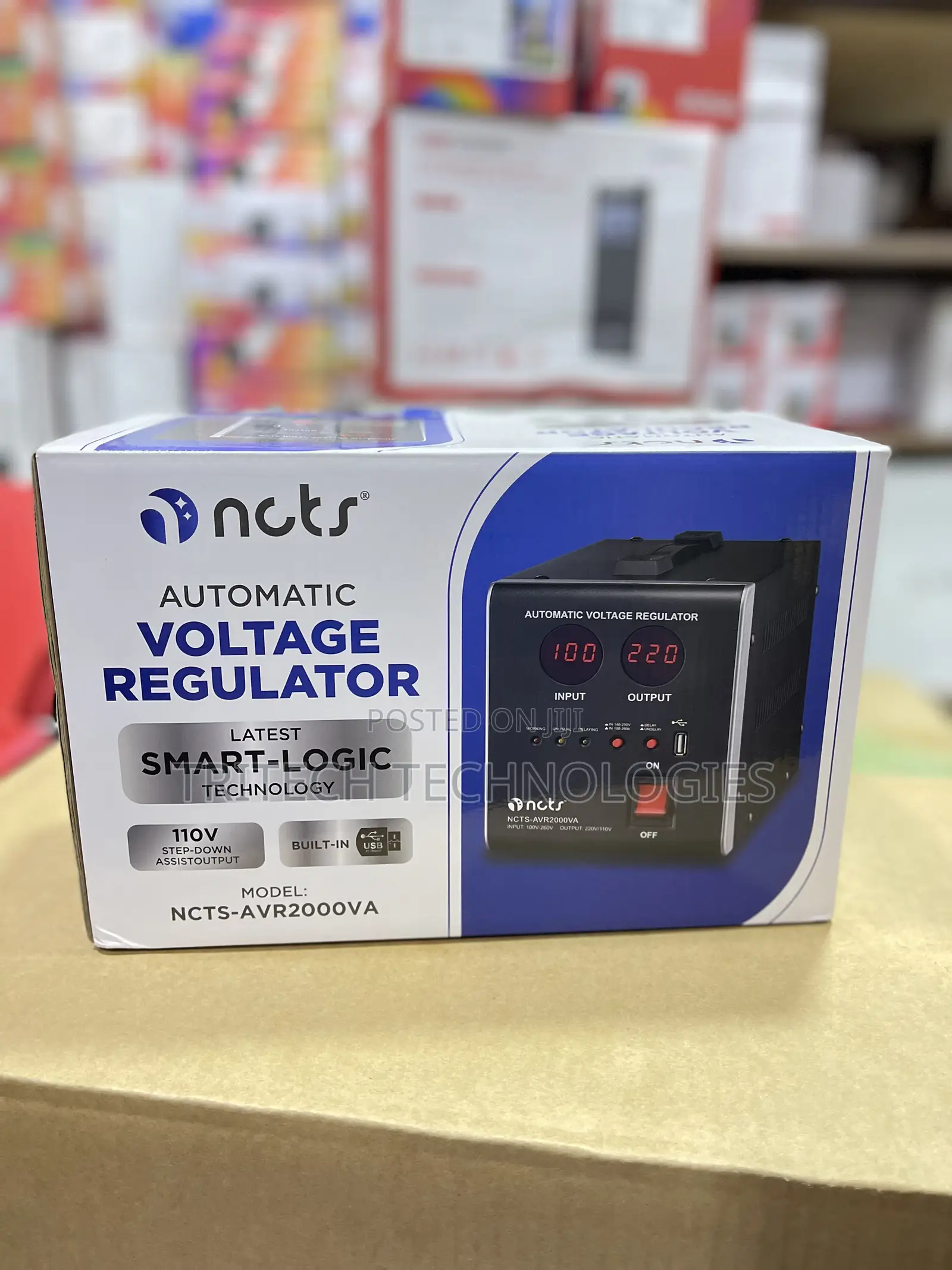 NCTS 2000va Stabilizer+Automatic Voltage Regulator Stepdown