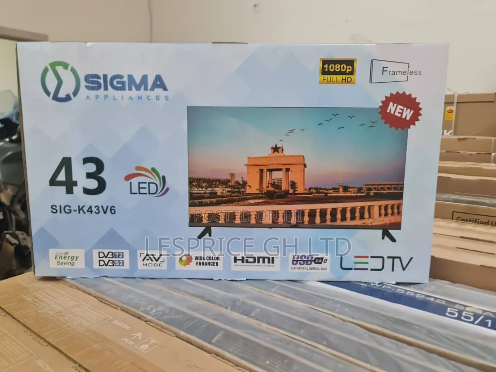 Sigma 43" Digital Tv- Plug Play
