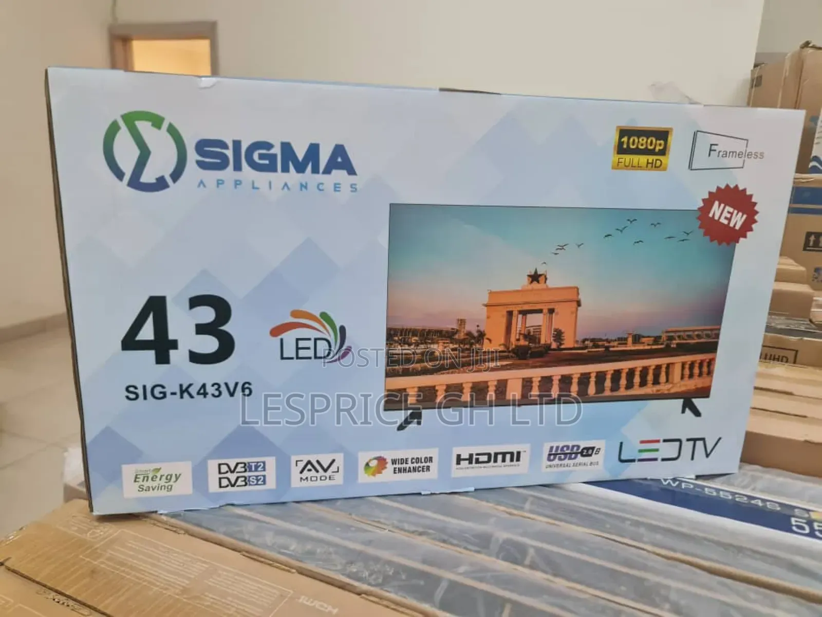 43" Sigma Tv- Clear Picture// Sharp Sound
