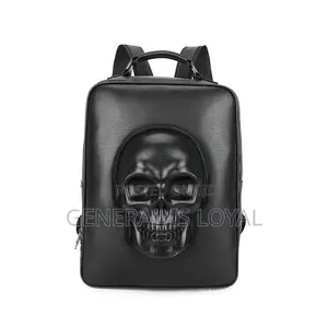 Protruded Skull Rectangle Backpack