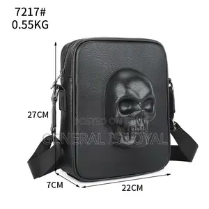 3d Bags Mens Skull Messenger Shoulder
