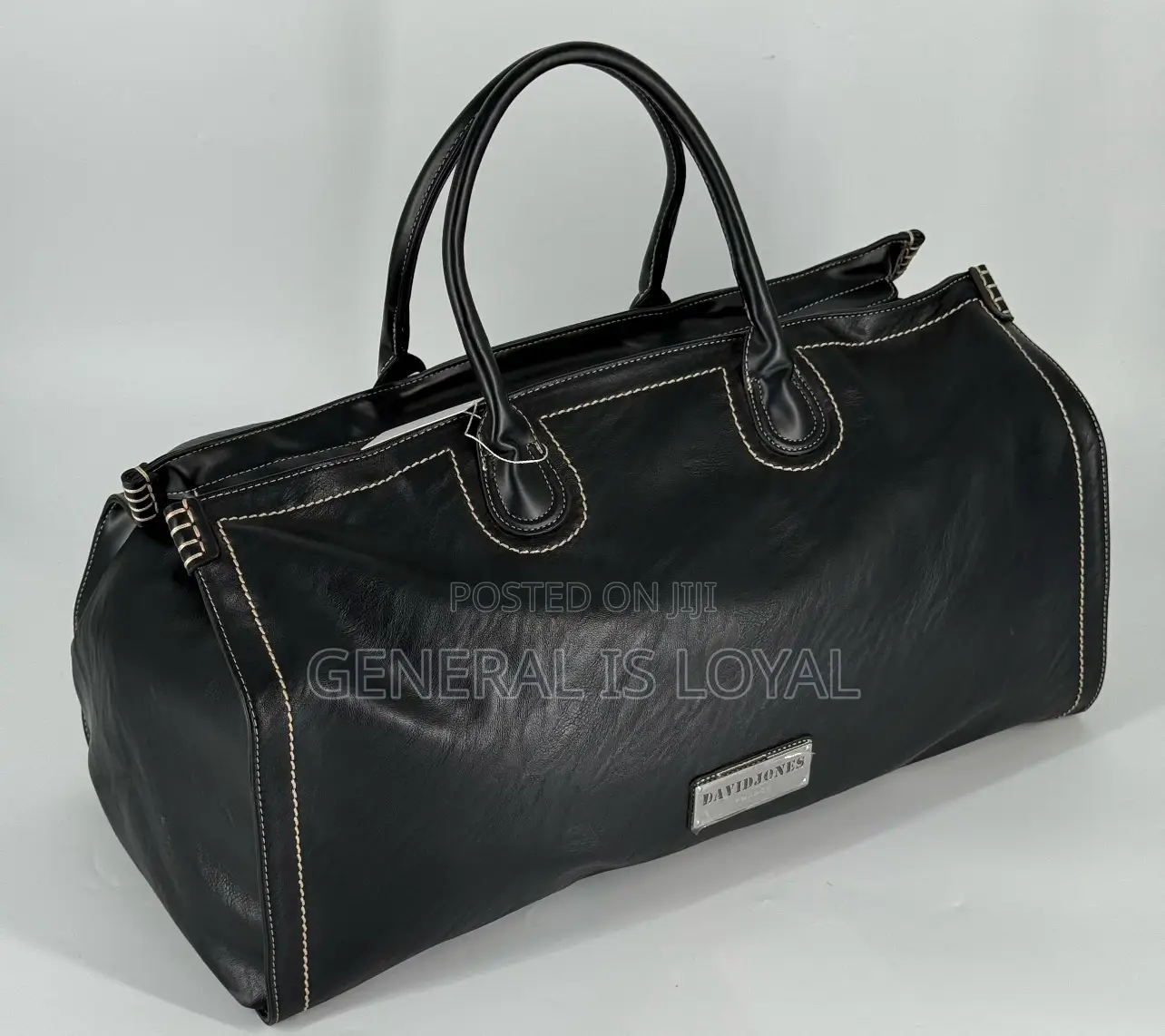 Stone Unisex Co Leather Travel Duffle Bags