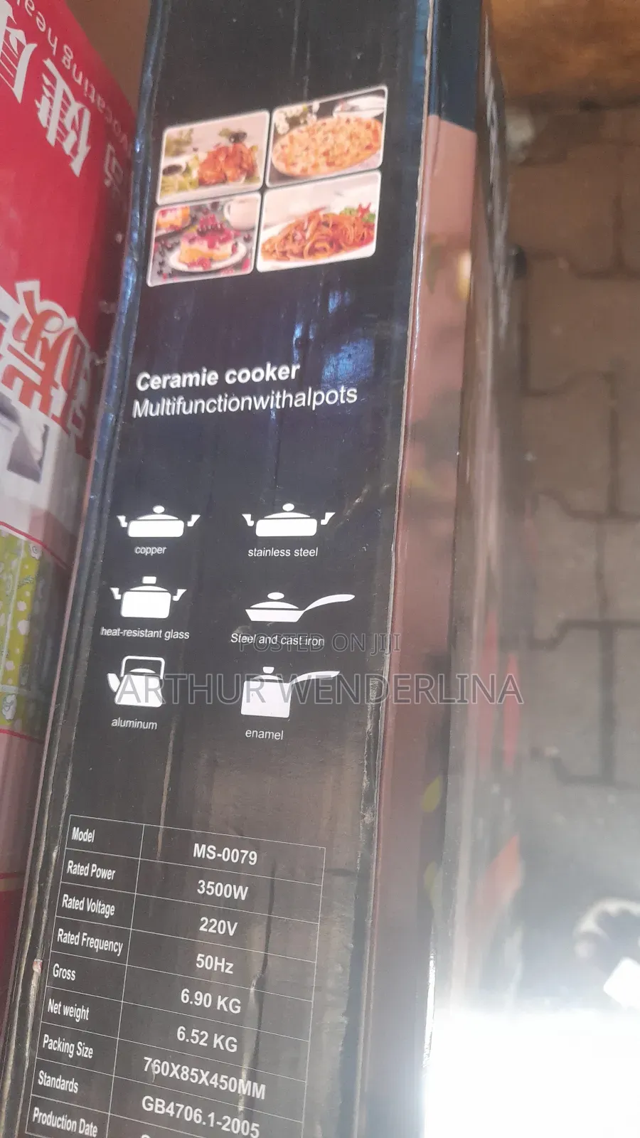 Wangchef 3500watt Touch Screen Electric Stove