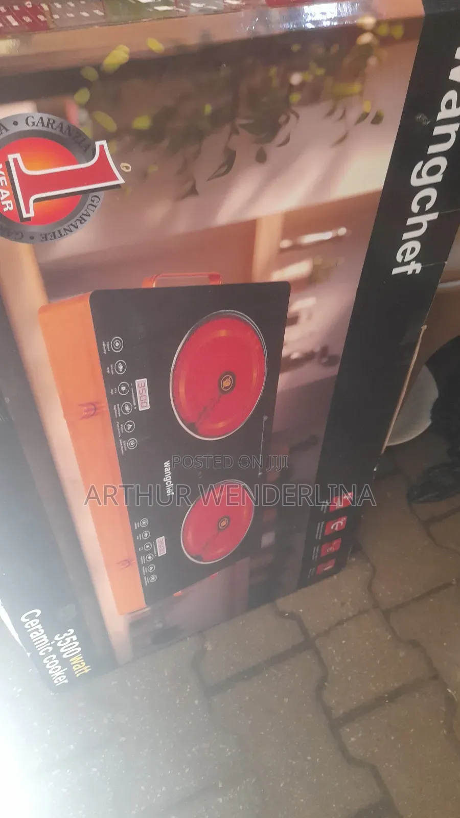 Wangchef 3500watt Touch Screen Electric Stove