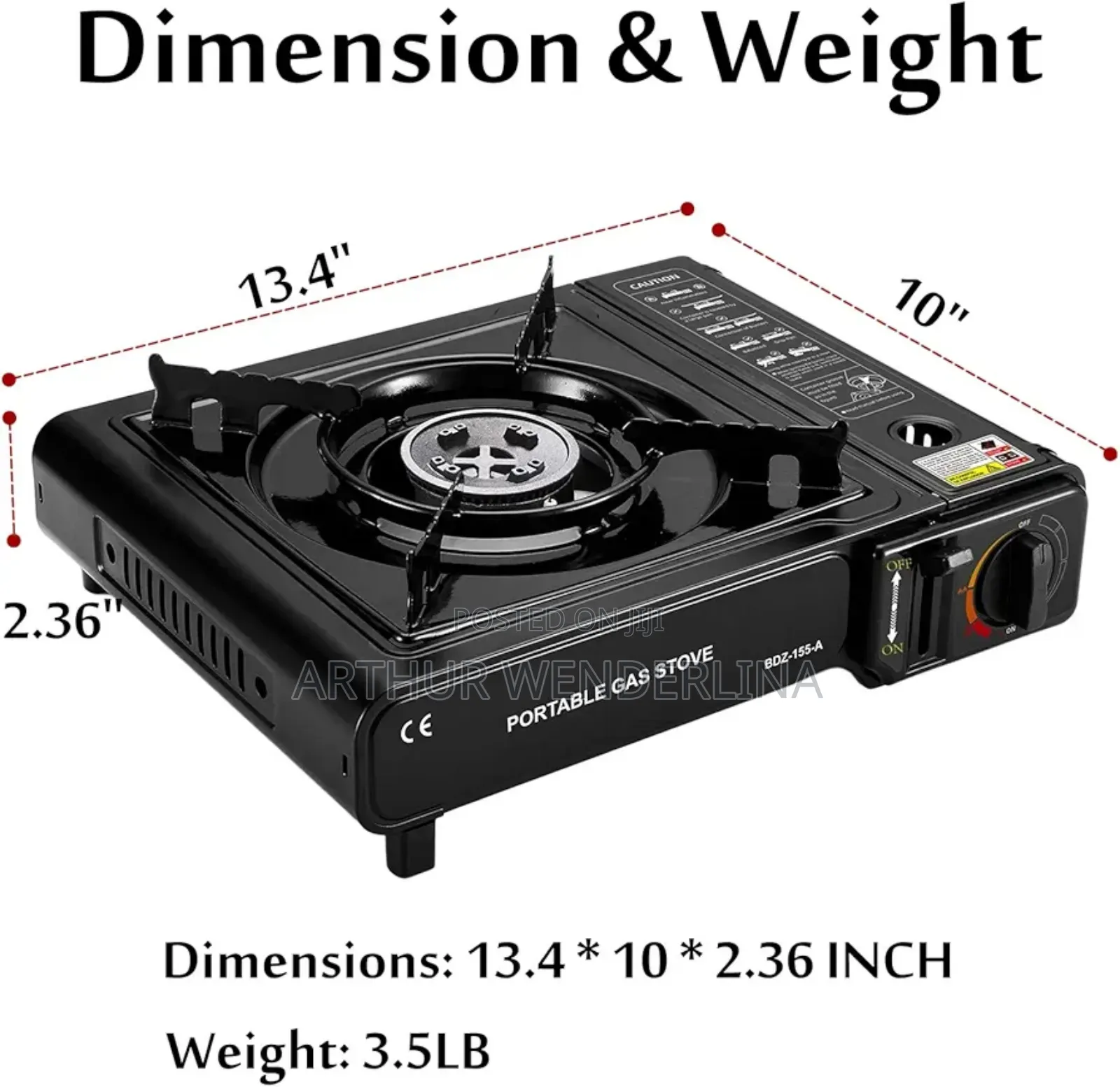 Bossman Portable Gas Stove