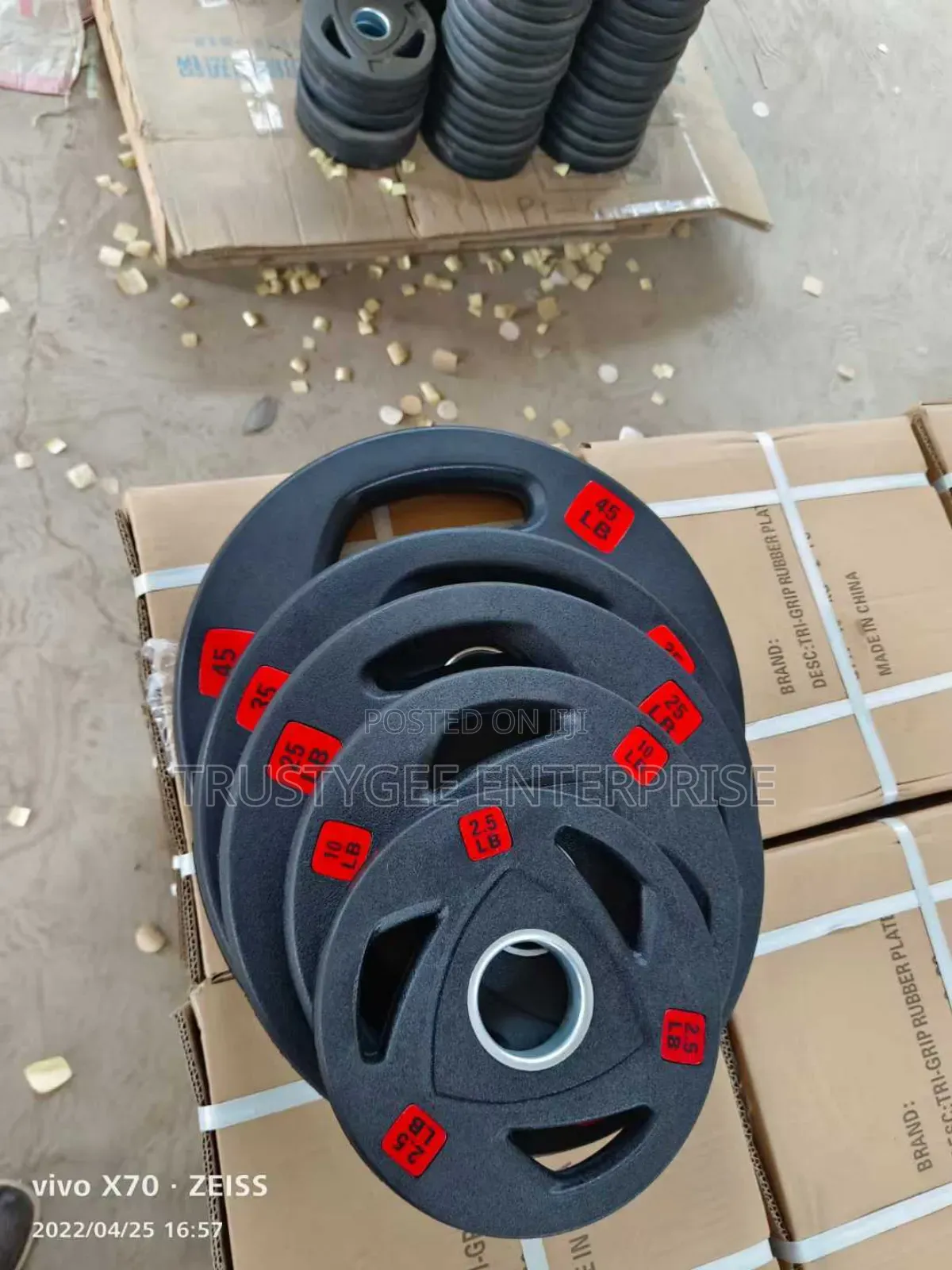 Iron Cast Barbells (100kg)