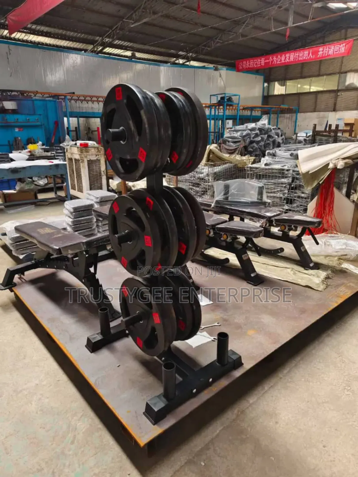 Iron Cast Barbells (100kg)