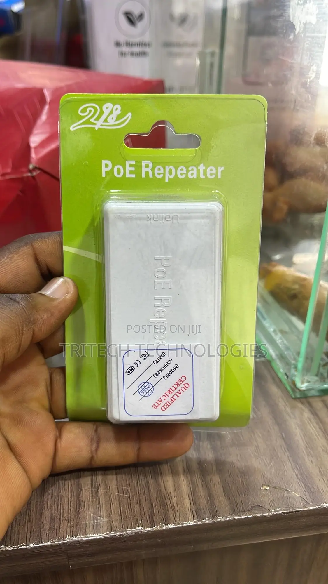 Poe Extender 1 in 2 Out 250m for Poe Switch