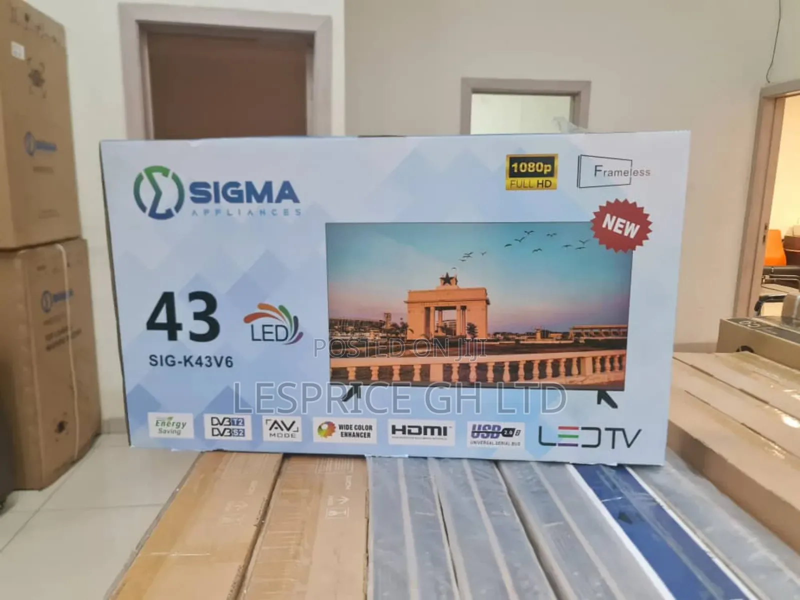 Awesome Display With Sigma 43" Digital Satellite Tv