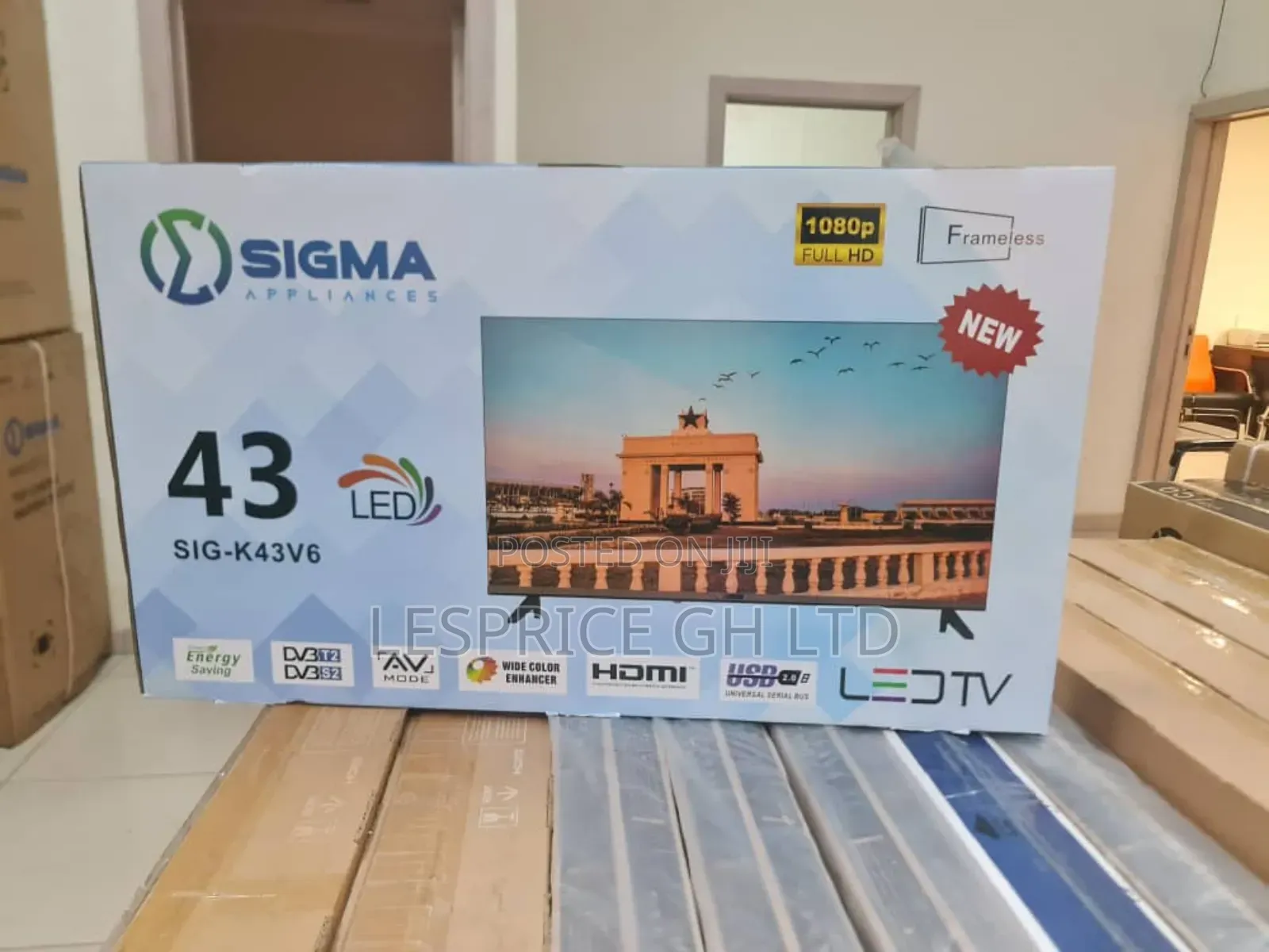 Awesome Display With Sigma 43" Digital Satellite Tv