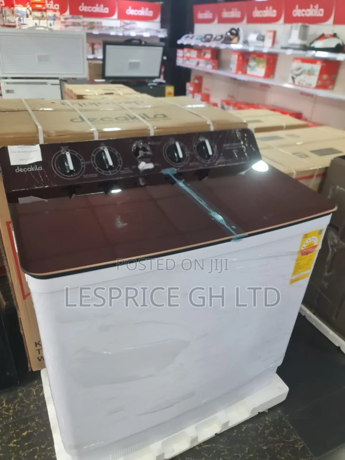 Decakila 15kg Semi Auto Washer - Portable Design!
