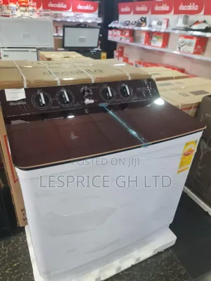 Decakila 15kg Semi Auto Washer - Portable Design!