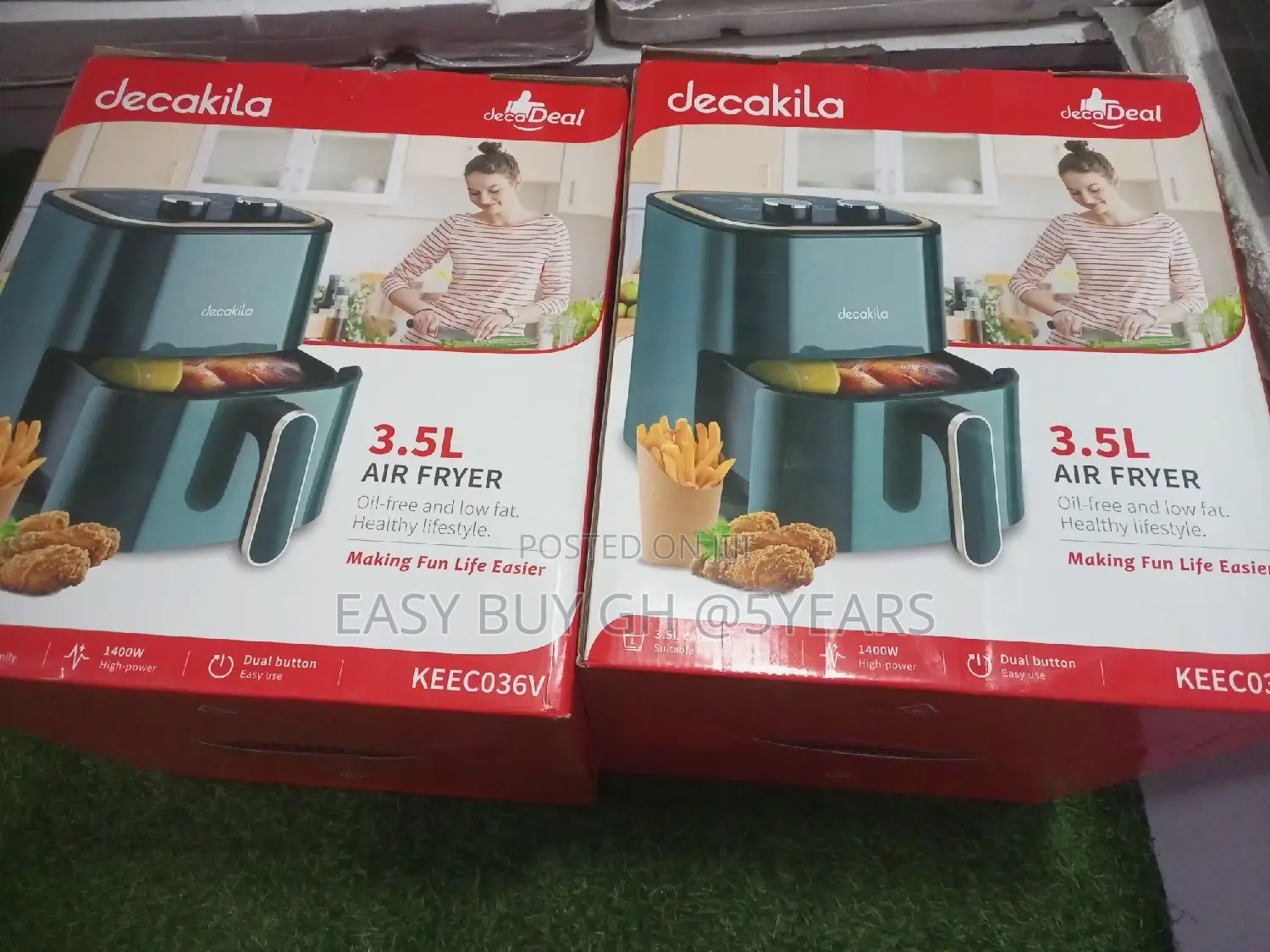 Inspired Your Family With Decakila Air Fryer 3.5l Energy Set