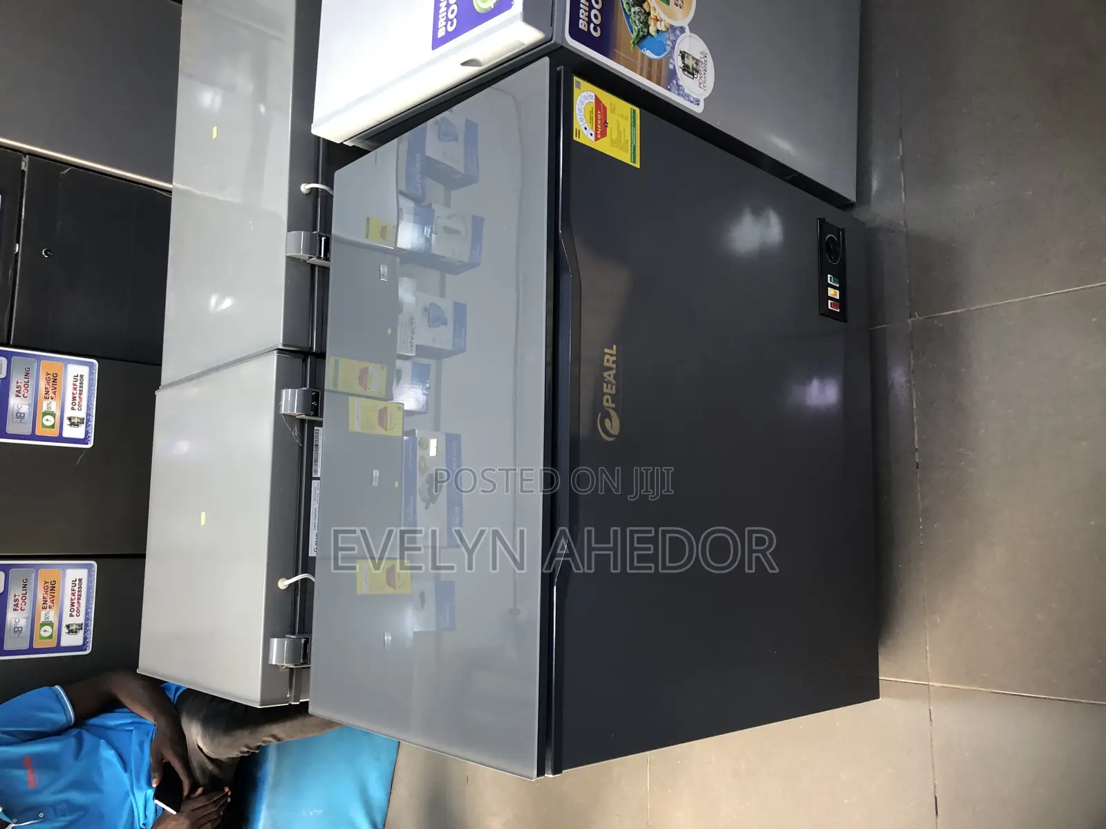 Fast Cooling Pearl Chest Freezer 188 Liters Available as See
