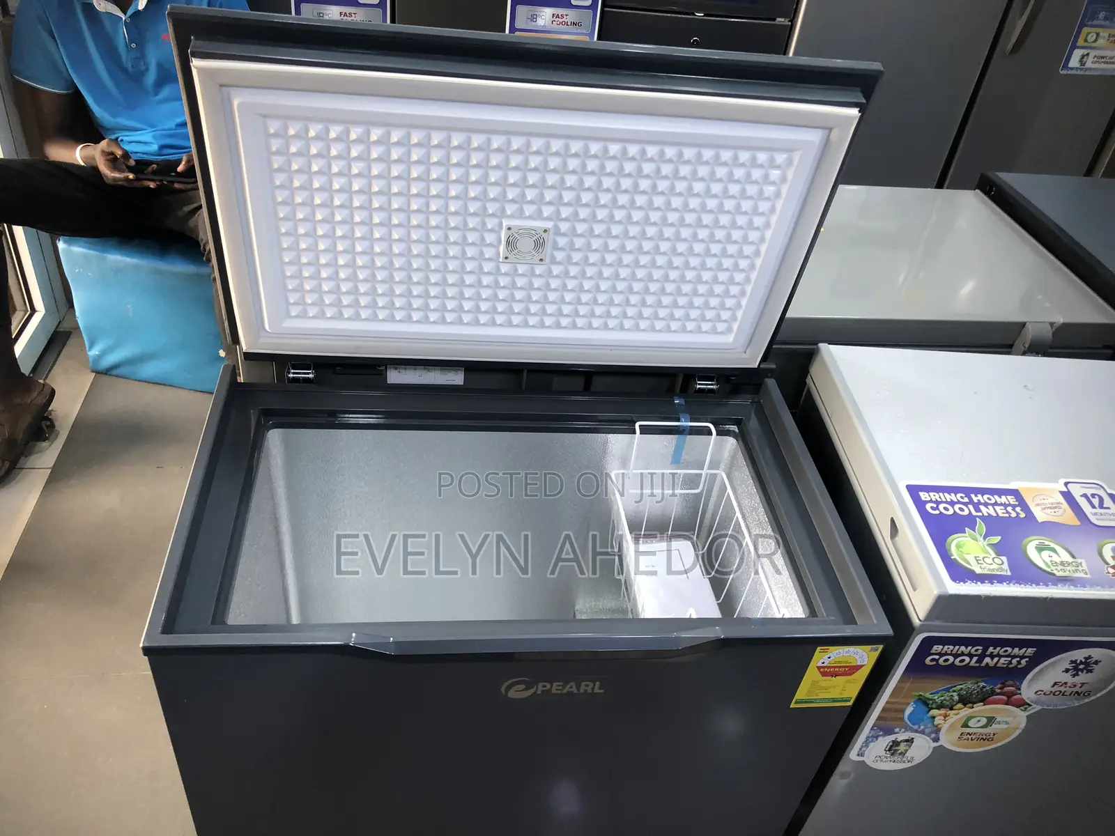 Fast Cooling Pearl Chest Freezer 188 Liters Available as See