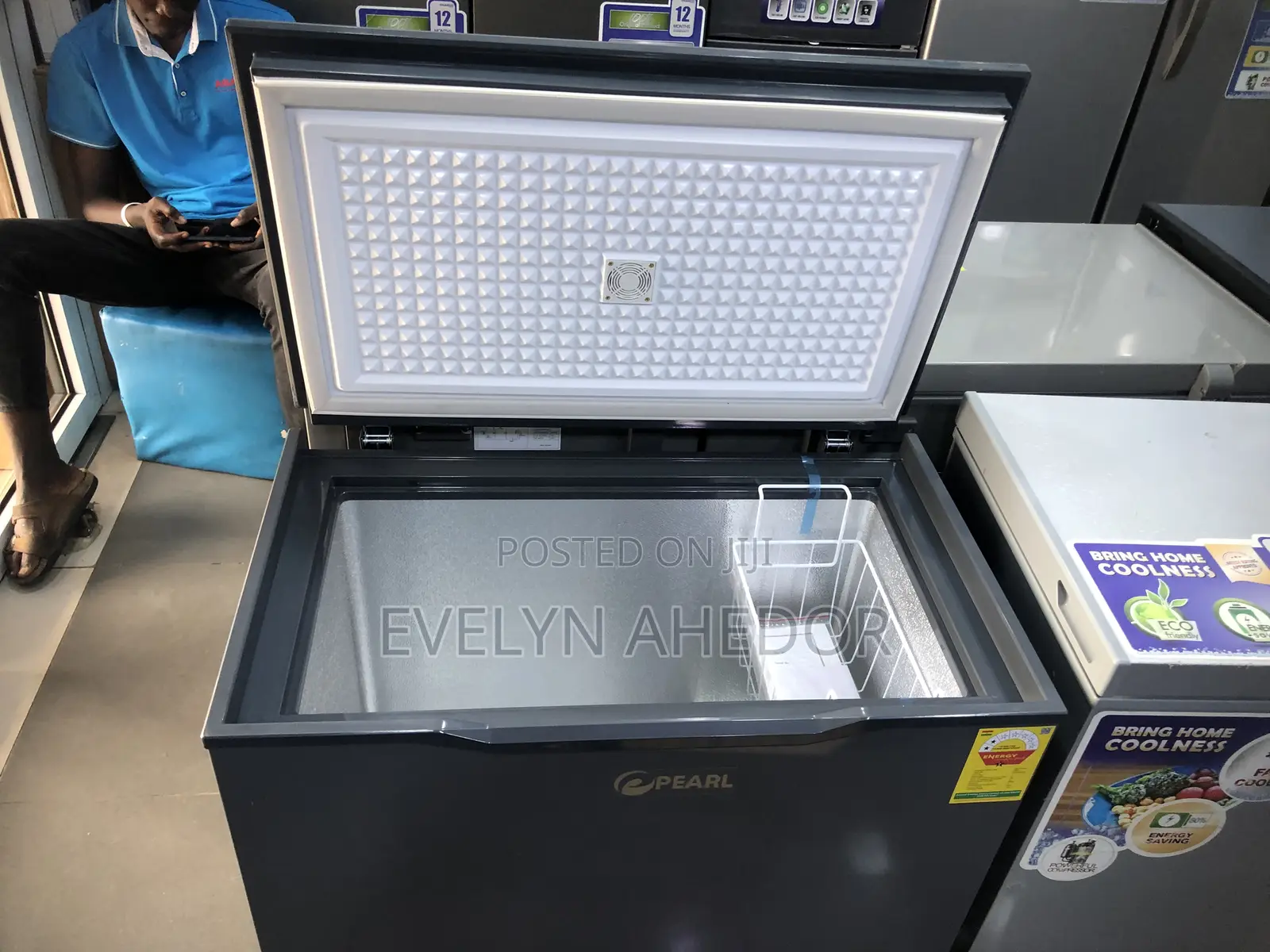 Fast Cooling Pearl Chest Freezer 188 Liters Available as See