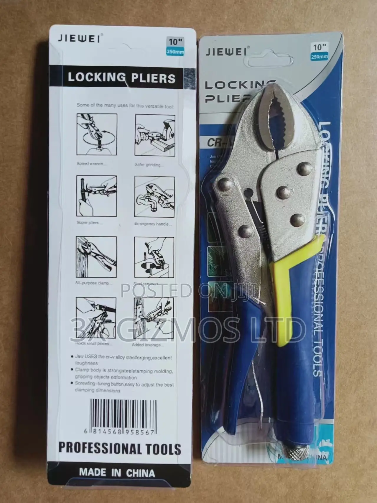 10" Locking Pliers.