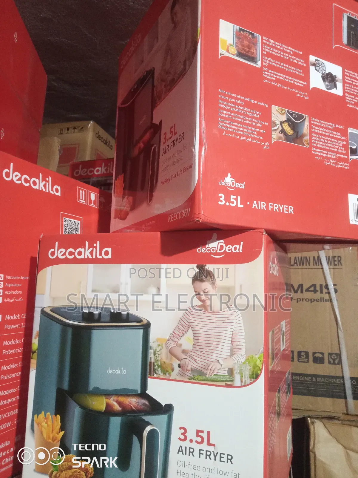 3 Times Fast Air Fryer Decakila 3.5l Air Fryer
