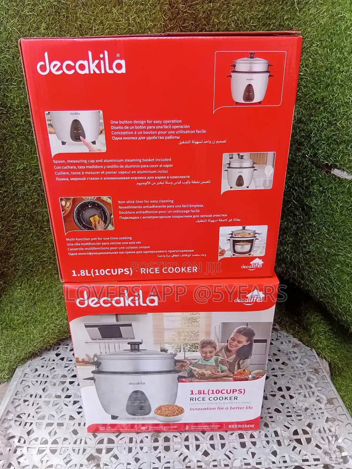 Decakila Existing 1.8l(10cups) Decakila Rice Cooker