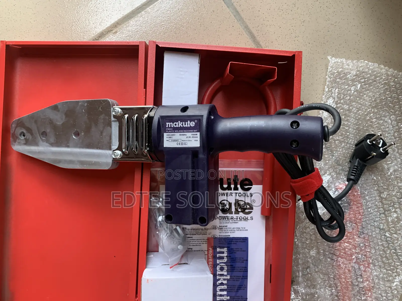 Brand New Makute Ppr Welding Machine 1000watts