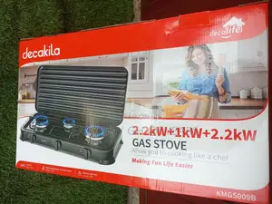 Risky Free 2.2kw+1kw+2.2kw Decakila Gas Stove Set