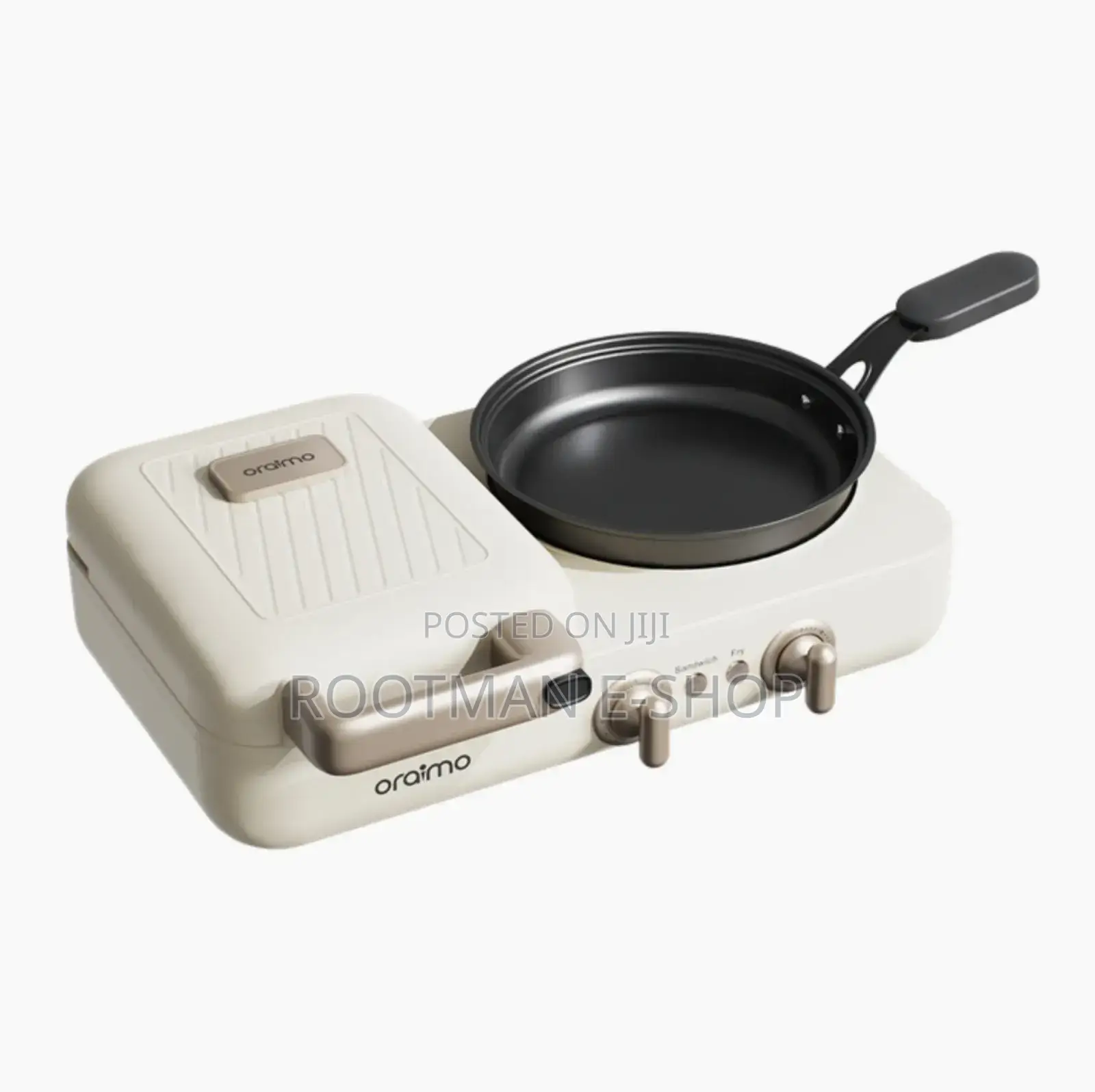 Easy 2 in 1 Breakfast Maker (Oraimo) Frying Pan Inclusive