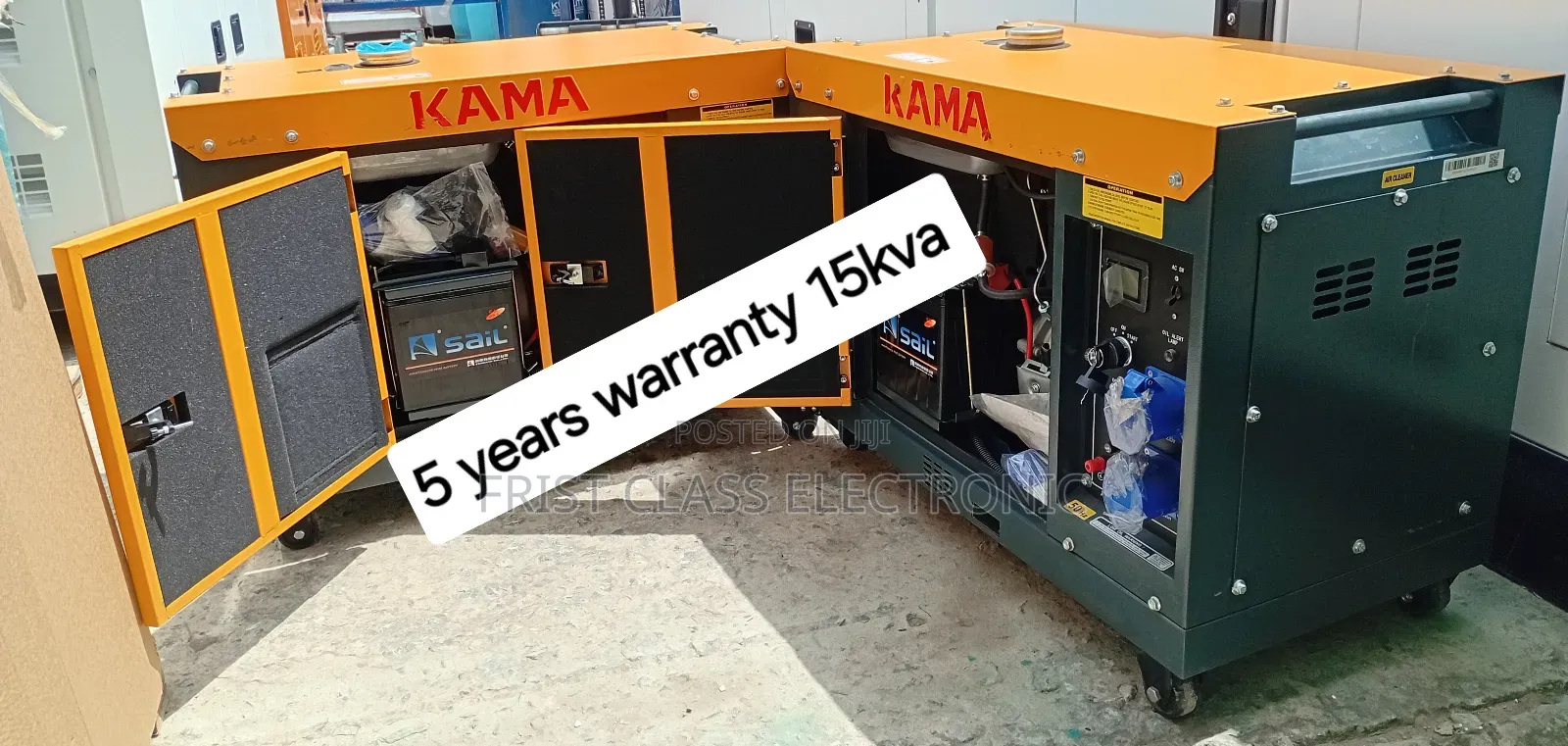 Energy Efficient 15kva Silent Diesel Genset