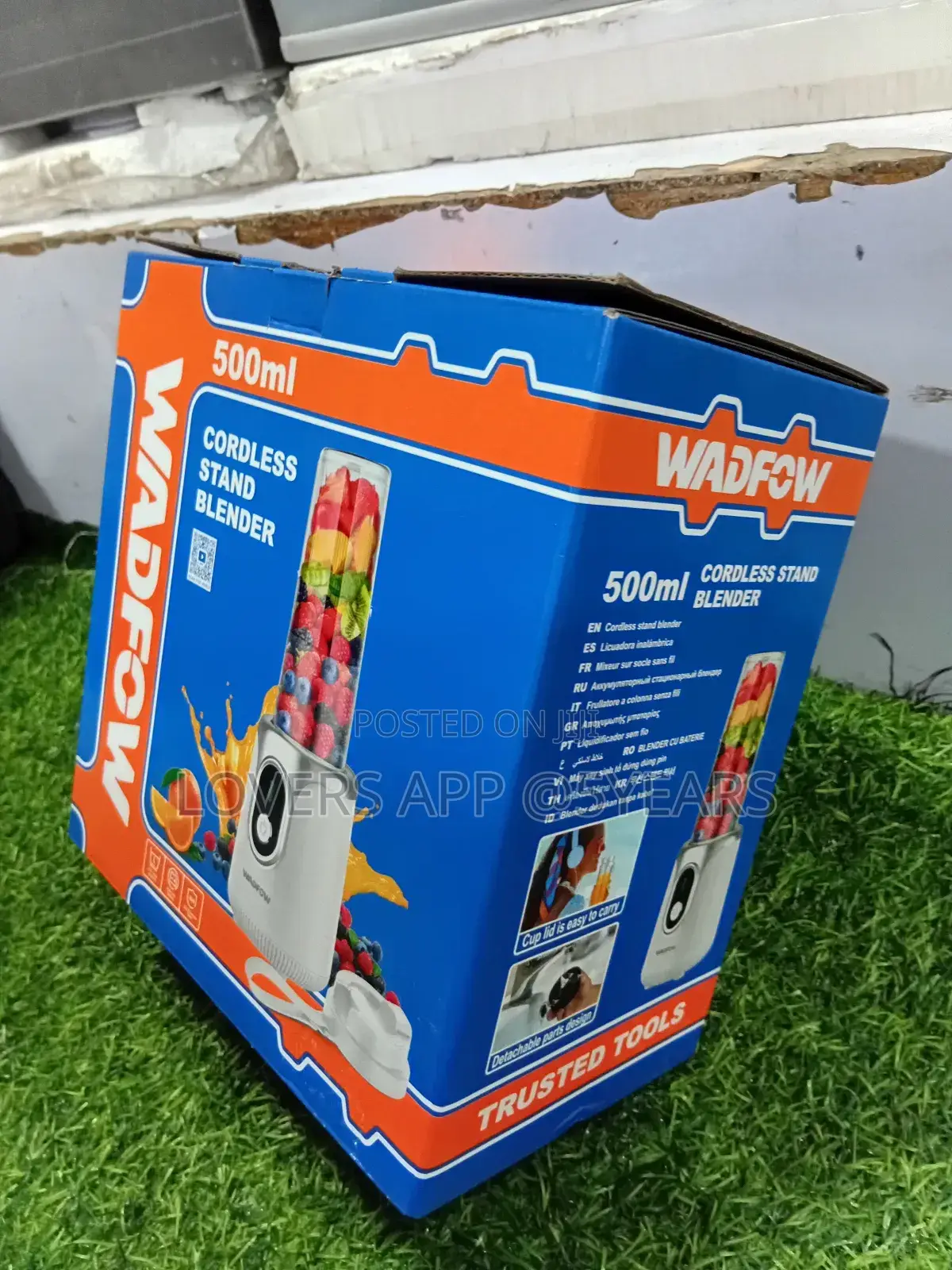 120w Wadfow Decakila Cordless Stand Blender 500ml