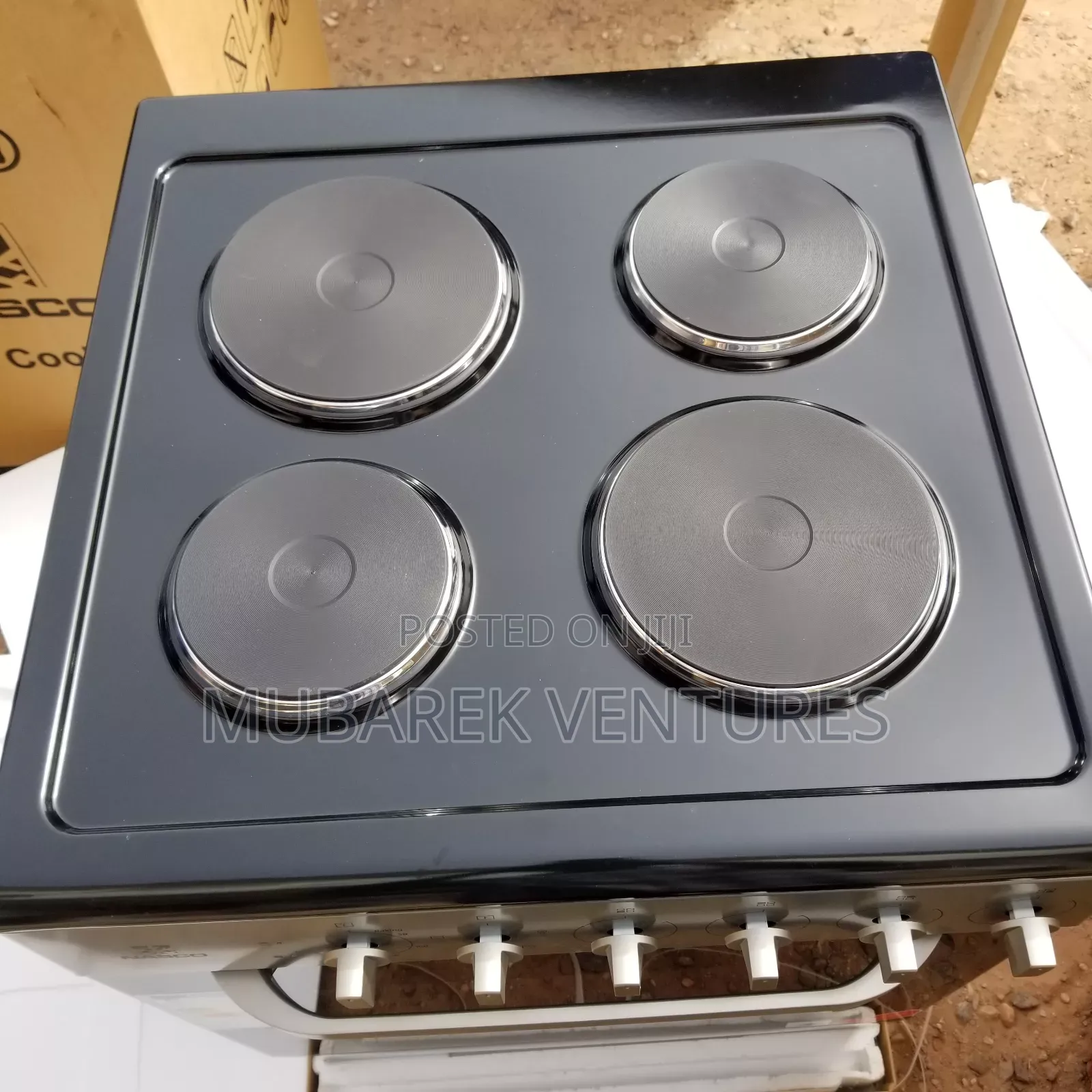 Nasco 4 Burner Electric Hob With Oven