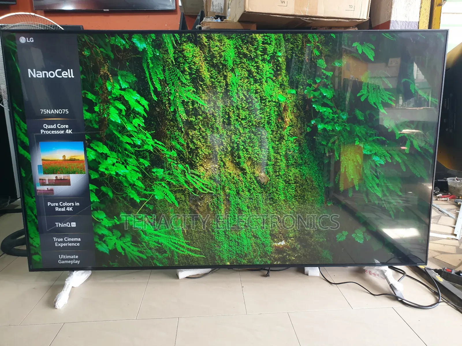 75"Lg Nanocell Uhd HDR Edgeless Smart Satellite Tv