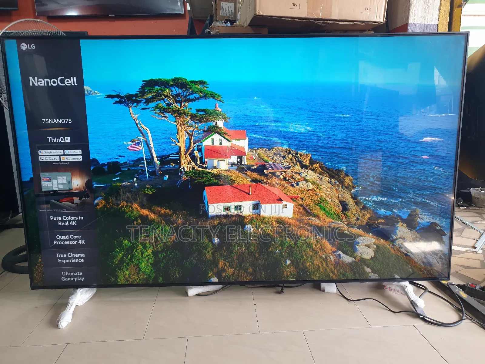 75"Lg Nanocell Uhd HDR Edgeless Smart Satellite Tv