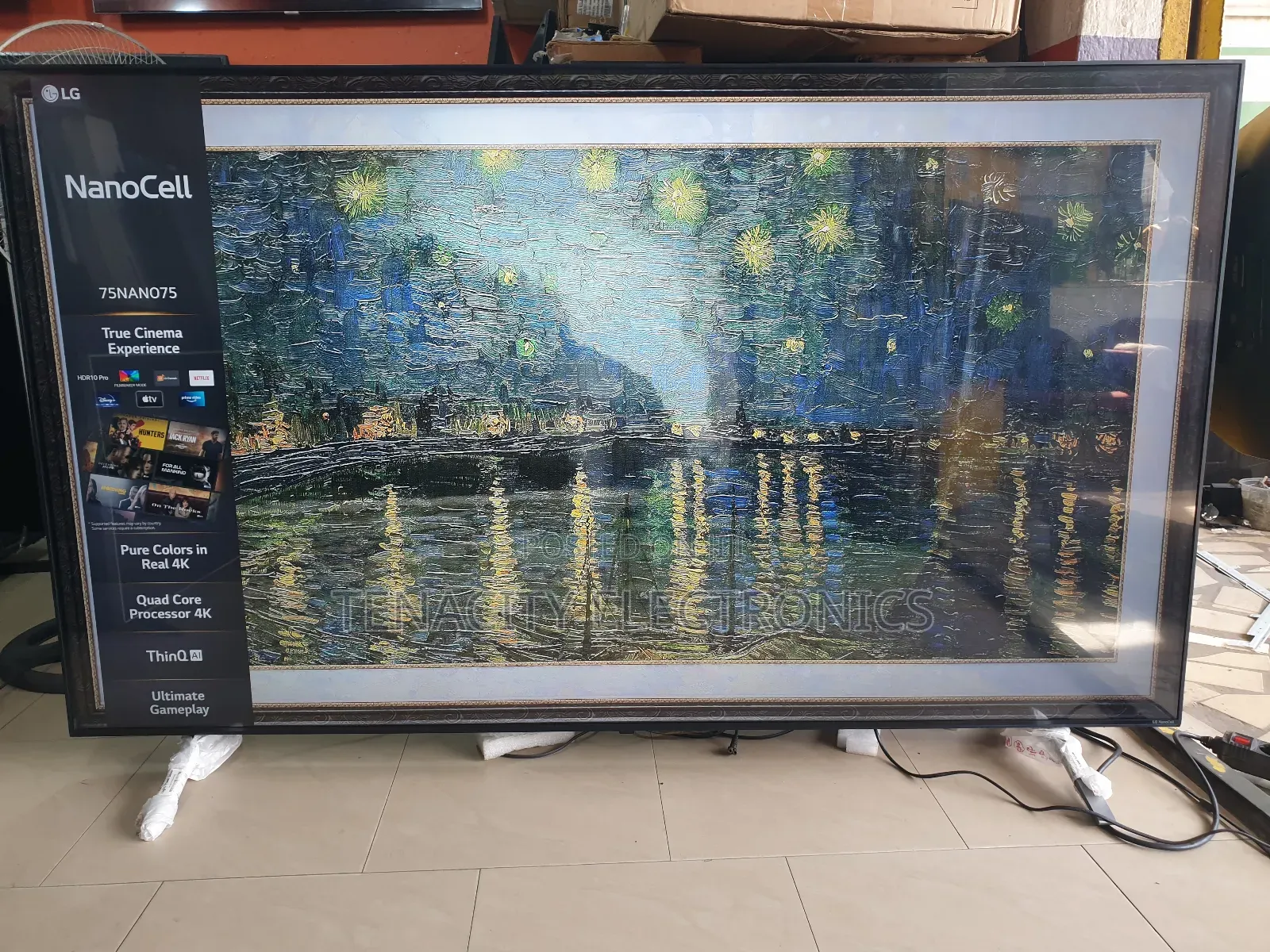 75"Lg Nanocell Uhd HDR Edgeless Smart Satellite Tv