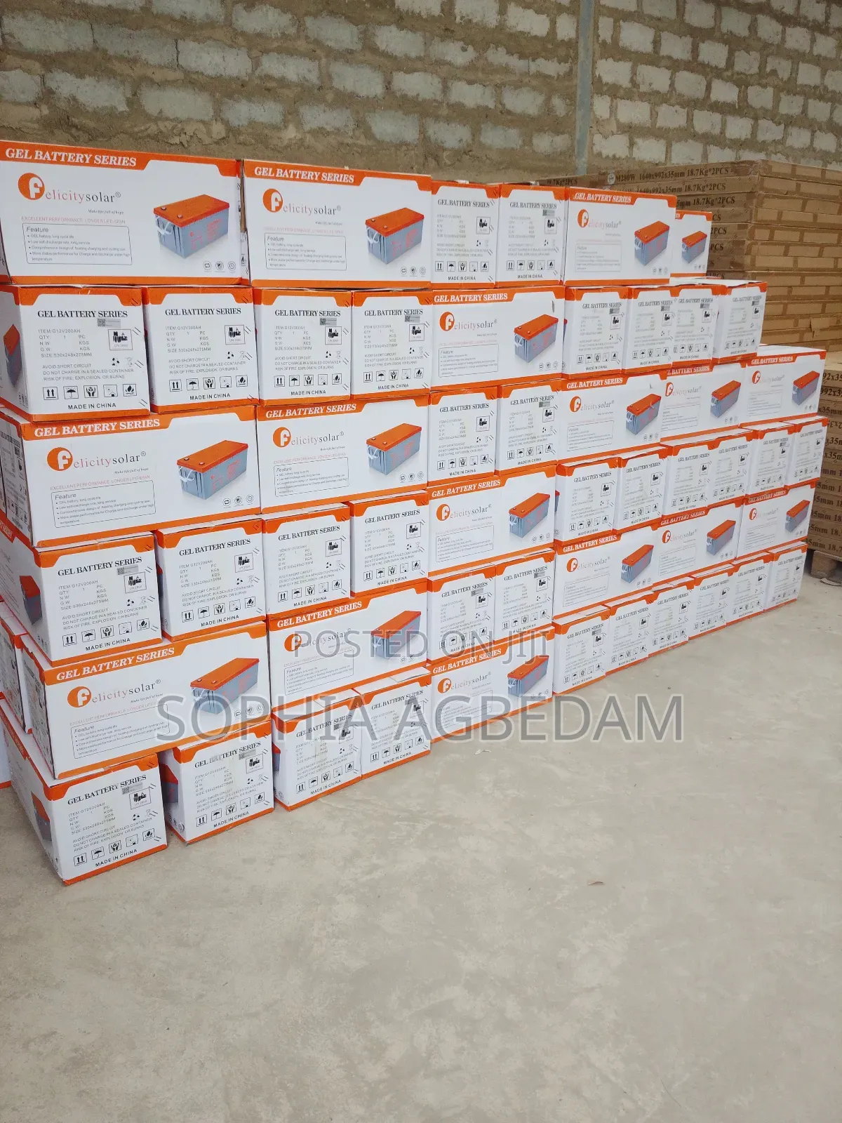 Felicity Solar Gel Batteries 200ah Available In Stock