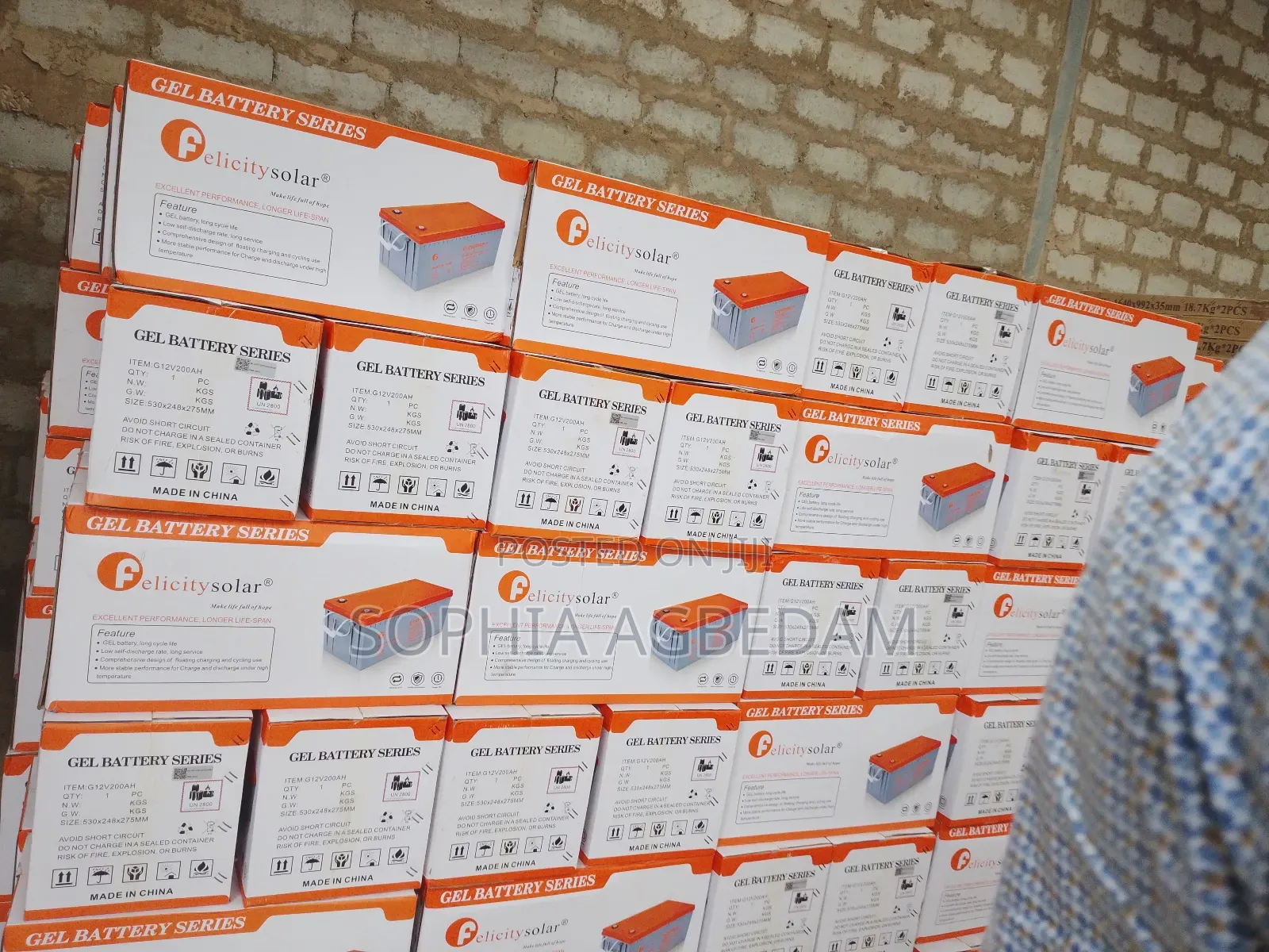 Felicity Solar Gel Batteries 200ah Available In Stock