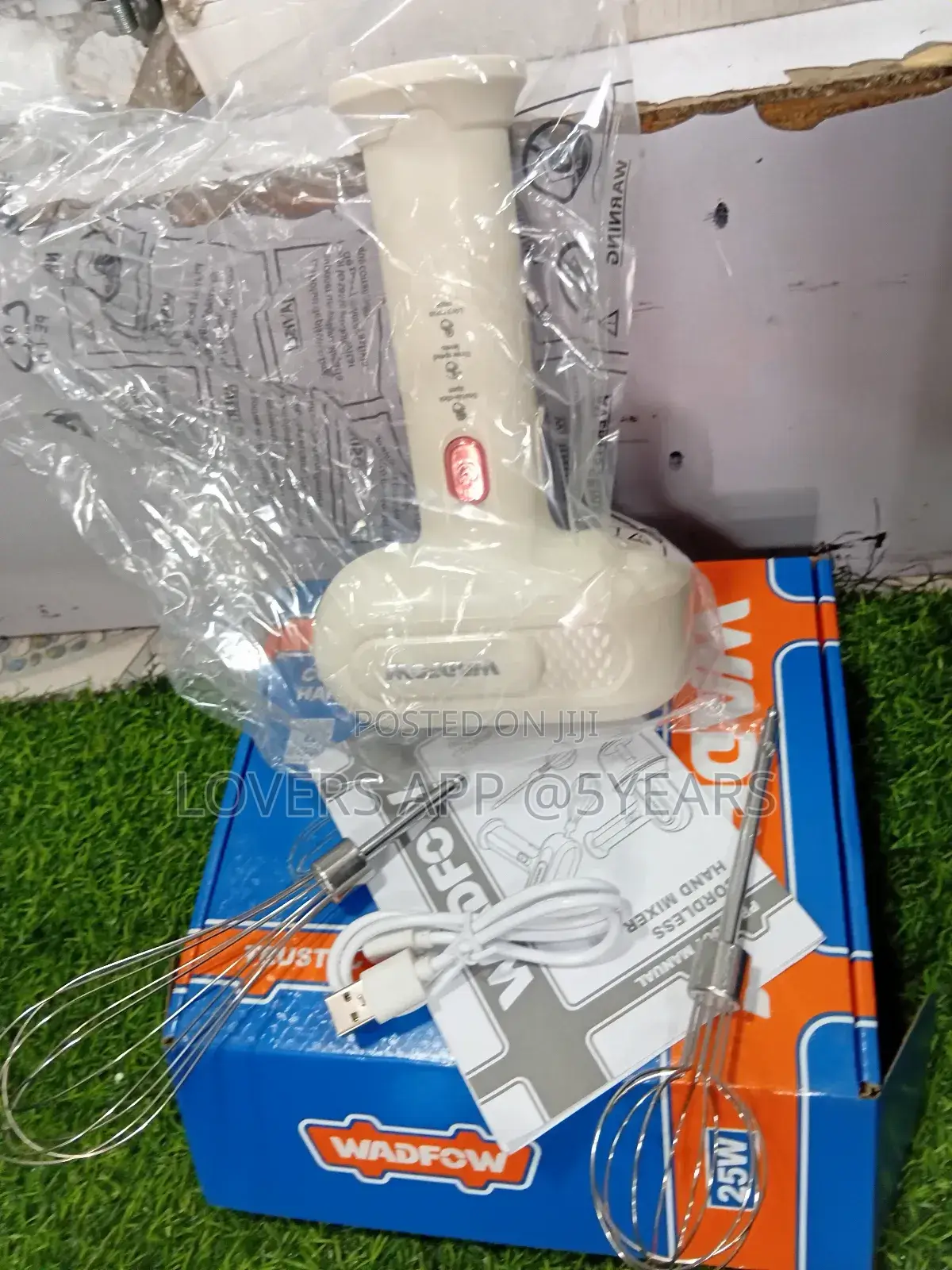 Rechargeable Wadfow Cordless Hand Mixer Wadfow 25w