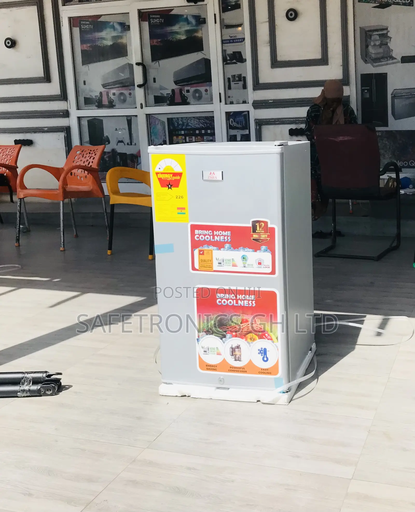 Kindly Order Zara Topfreezer 80l Grey Tabletop Singledoor