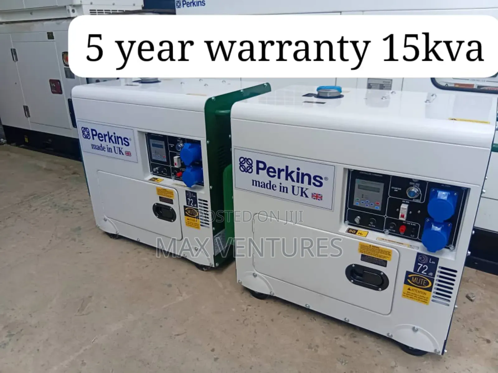 Perkins 15kva Diesel Silent 100%Copper Compact Body